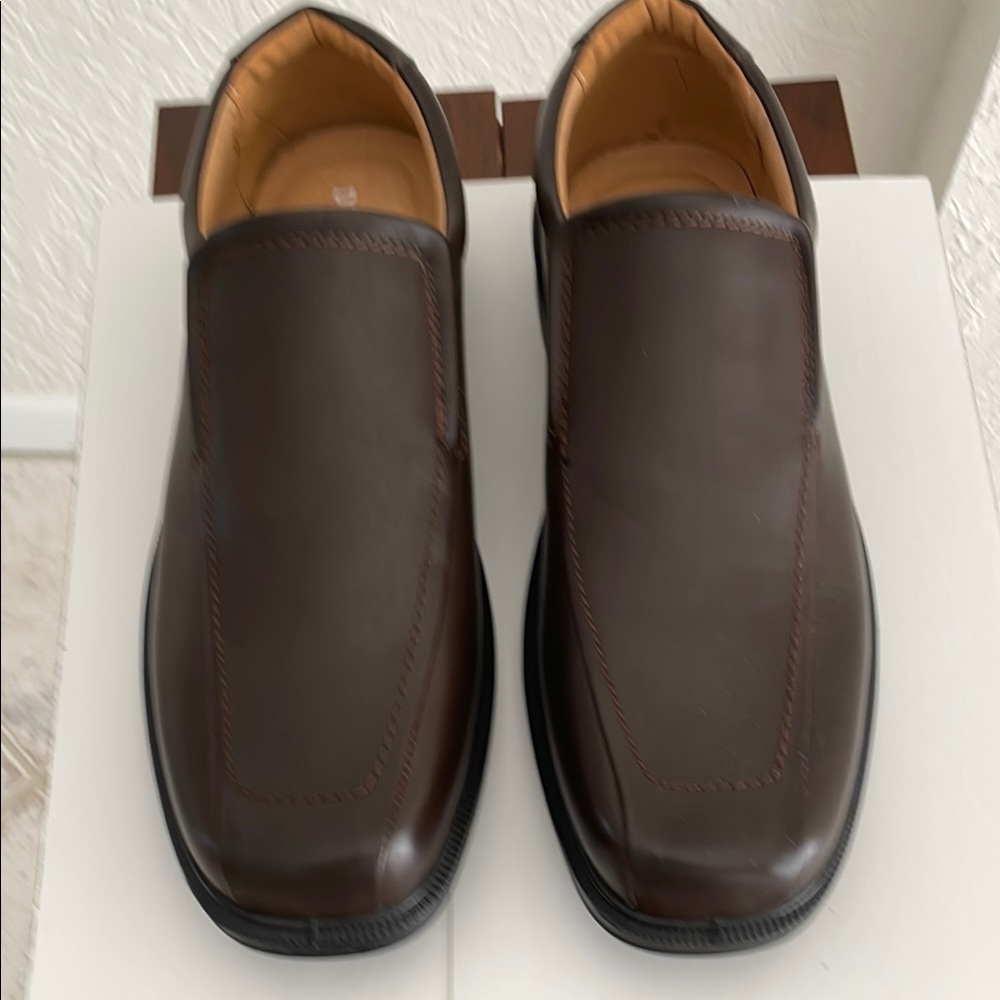 Deer Stags Dark Brown Slip-On Loafers